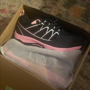 Black and Pink Spiez Women's Athletic/work  Shoes